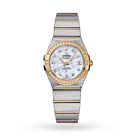 omega women's diamond watch|omega watches for women prices.